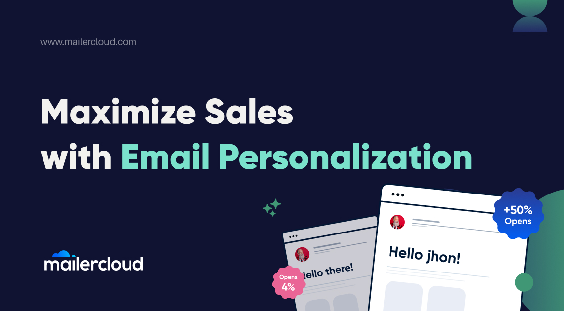 Maximize Sales with Email Personalization