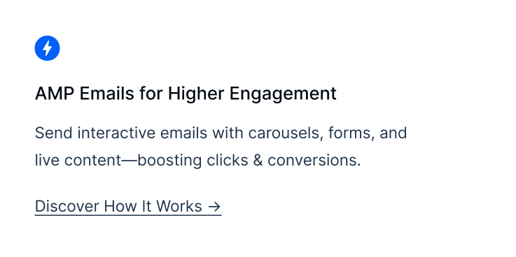 AMP emails