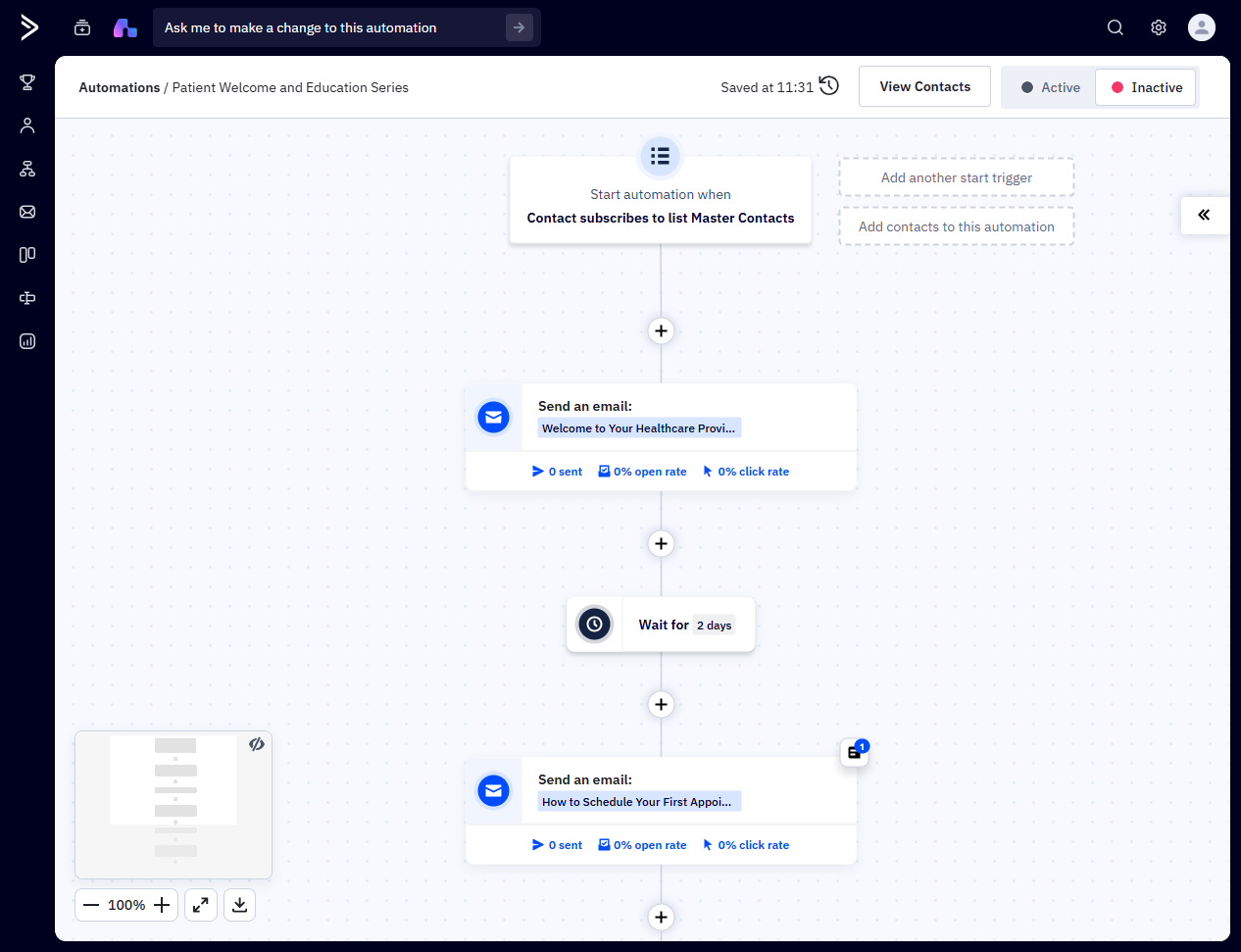 ActiveCampaign — best for deep multi-step automation