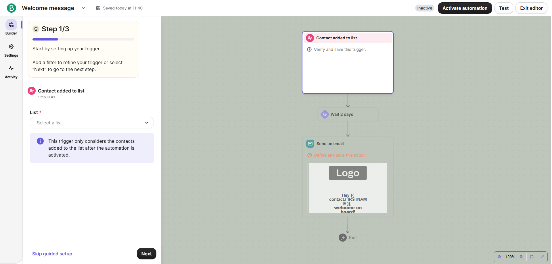 Brevo — best for email, SMS and WhatsApp in one workflow