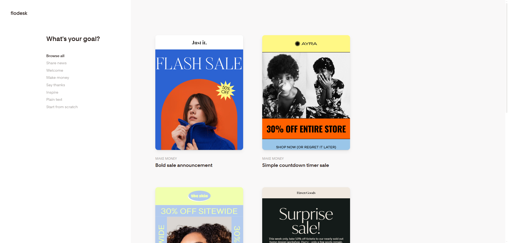 flodesk template gallery