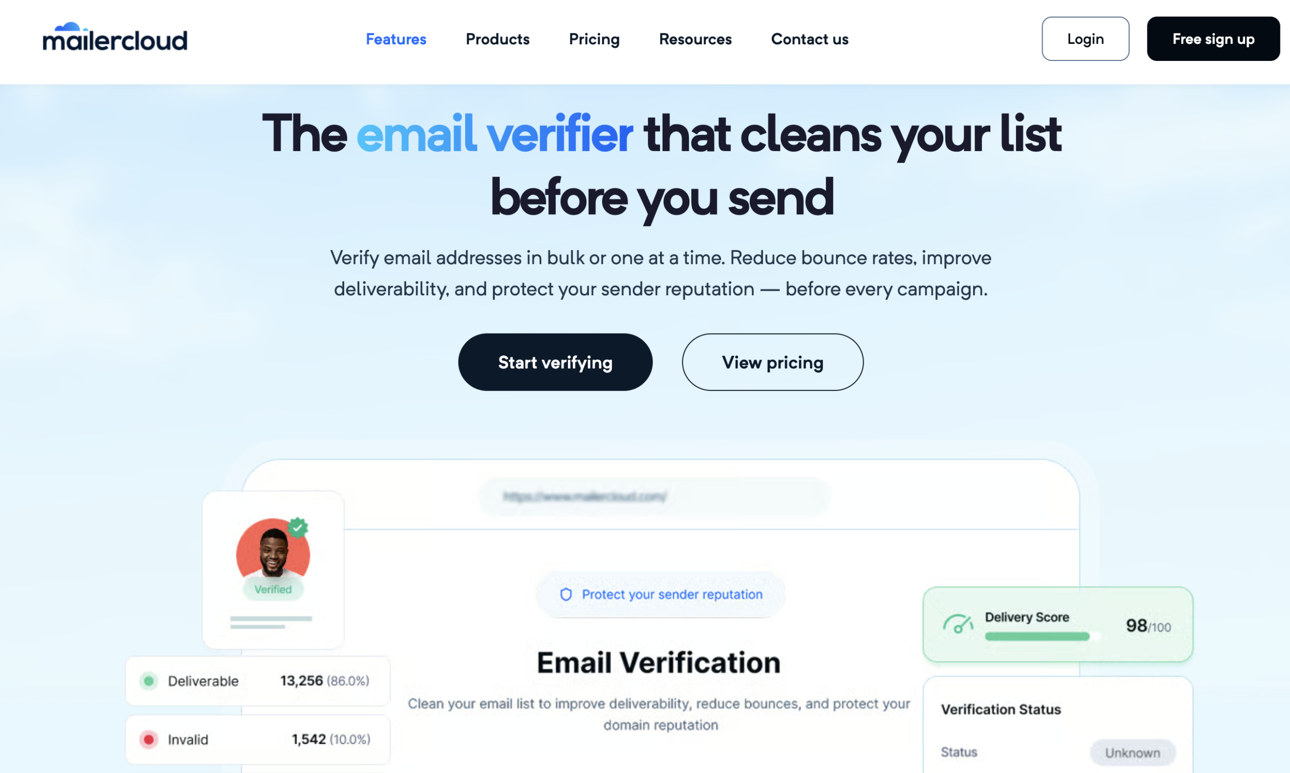 Mailercloud Email Verifier