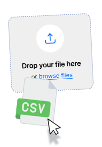 SMTP verification - Drop your file here