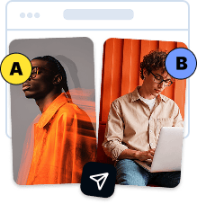 A/B testing illustration