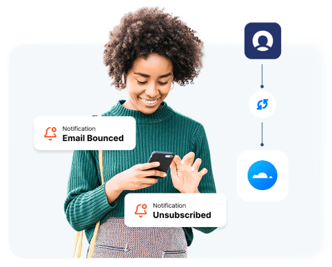 Real-time bounce and unsubscribe callbacks