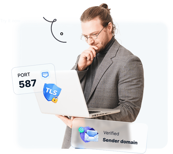 Simple secure SMTP setup