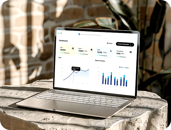 Mailercloud dashboard preview